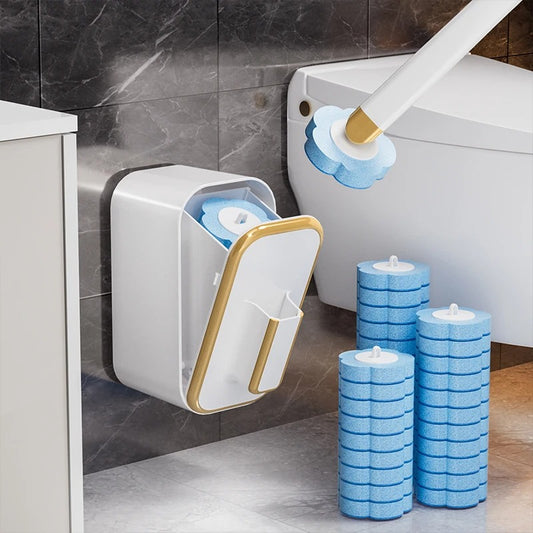 Ready to Use, Anti-Bacterial Disposable Toilet Brush