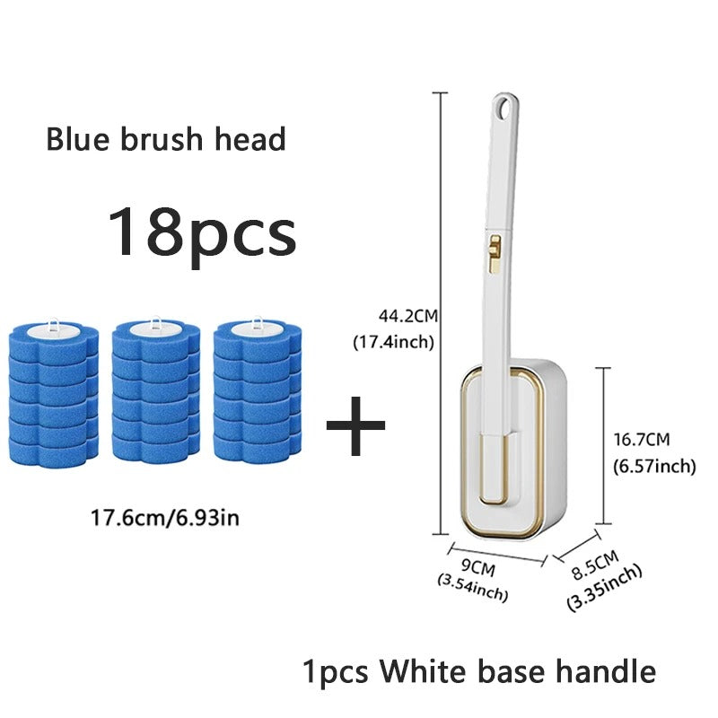 Ready to Use, Anti-Bacterial Disposable Toilet Brush