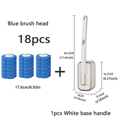 Ready to Use, Anti-Bacterial Disposable Toilet Brush