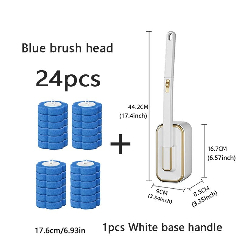 Ready to Use, Anti-Bacterial Disposable Toilet Brush