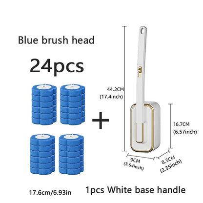 Ready to Use, Anti-Bacterial Disposable Toilet Brush