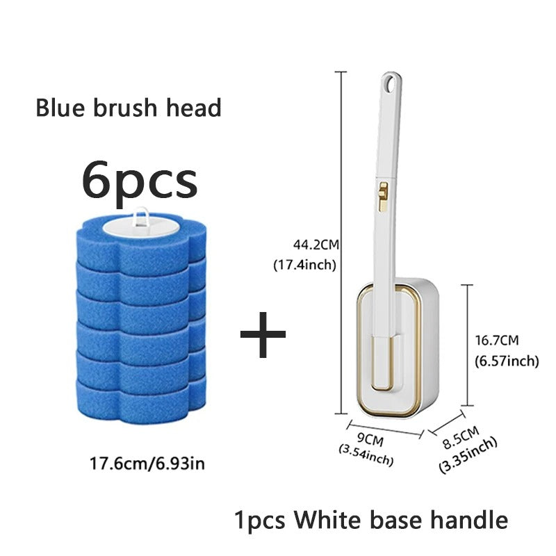 Ready to Use, Anti-Bacterial Disposable Toilet Brush
