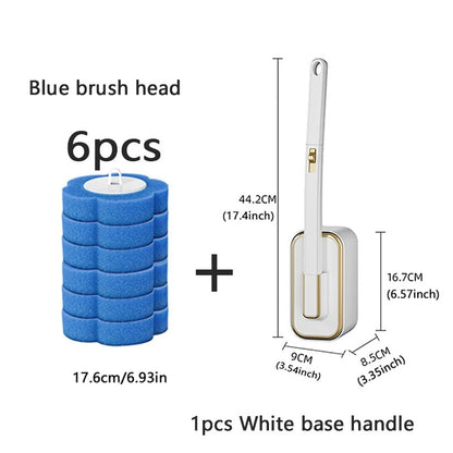 Ready to Use, Anti-Bacterial Disposable Toilet Brush