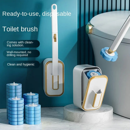 Ready to Use, Anti-Bacterial Disposable Toilet Brush